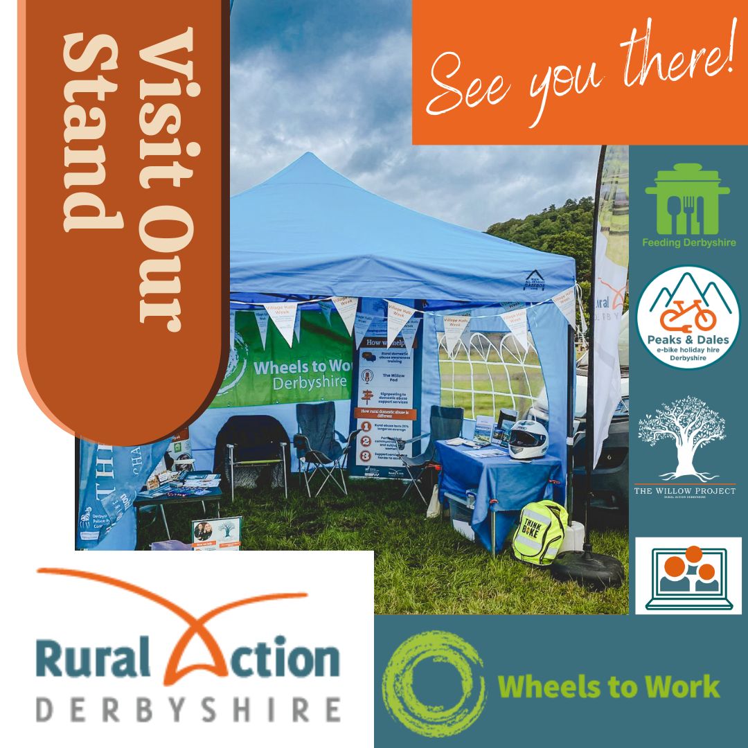 We're at the Ashover Show tomorrow!

#ruralpoverty #charity #thirdsector #ashover #ashovershow #ashovershow2023 #derbyshire #action #domesticabuse #bikes #bicylcles #ebikes #holiday #work #transport #jobs #food #foodpoverty #foodbank #community #digitalsupport