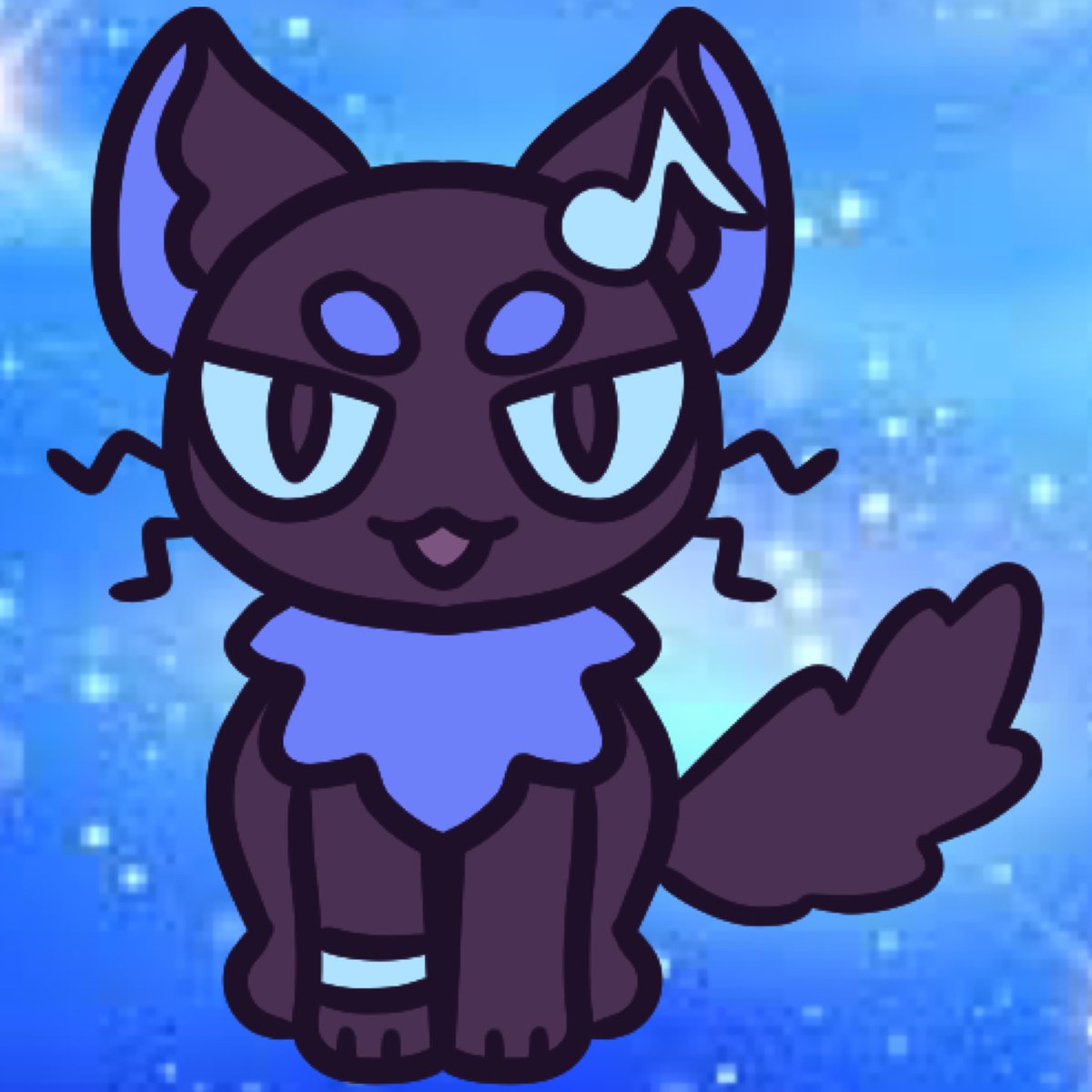 Kicchin_Utau's tweet photo. Kitties~!!!
💙🐾🎶
Meet Treble! My mascot drawn by the amazing @fubblers !!! I live him so much!! 
The name was suggested by @Manabingu , and I absolutely love it! The music theme hits hard! https://t.co/2W7cjhgnLR