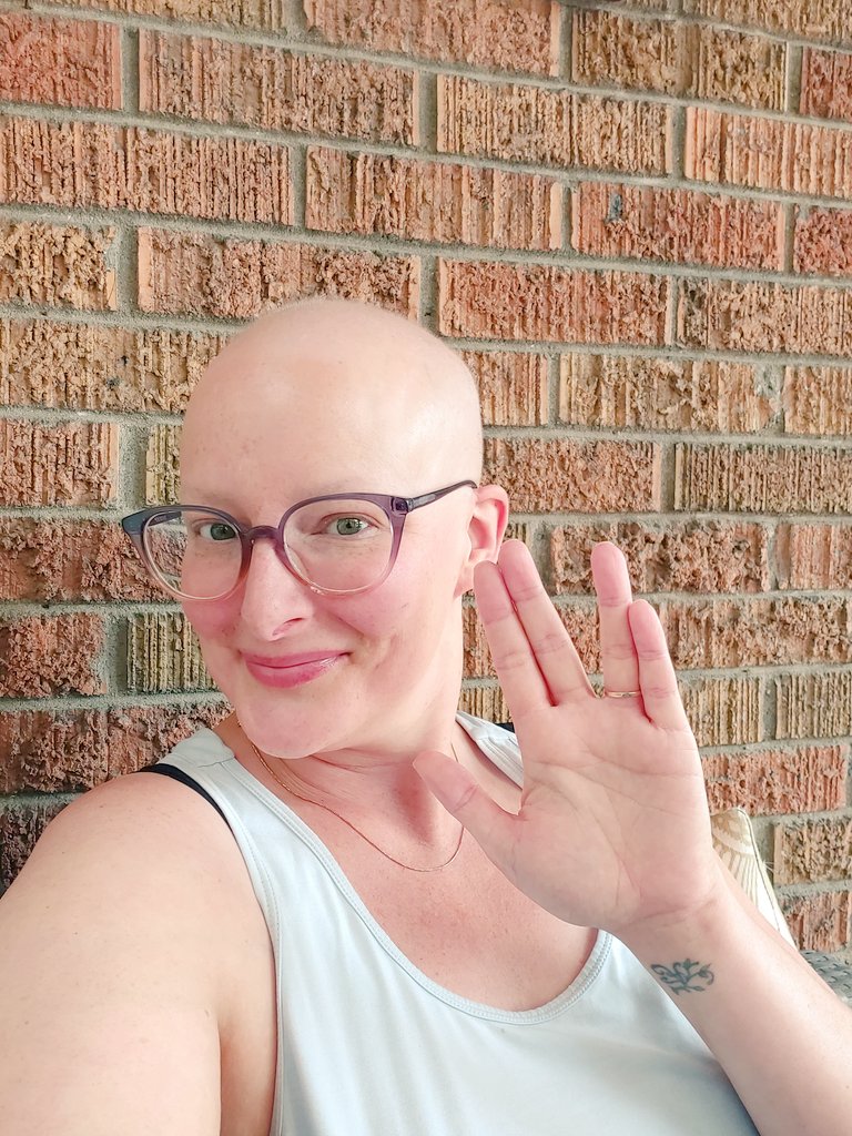 levacas's tweet image. 4 months &amp;amp; 6 rounds of chemo later, I am picc and Mango free! No more chemo!
I go for a thyroid scan in at least 30 days &amp;amp; that will determine what it is &amp;amp; how we treat it. 
The journey ain't over yet, but we've still hit some major &amp;amp; minor milestones!