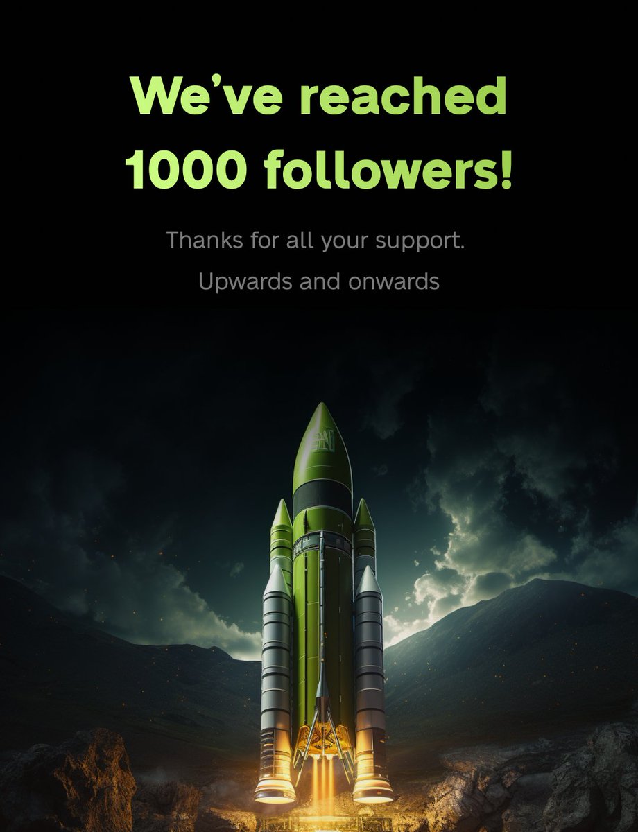 Gm🌊

We've hit a spectacular milestone of 1000 followers on Twitter 🍾

Heartfelt gratitude to each one of you who's joined us on this journey. The support and energy you bring are truly inspiring 🙌

Exciting times ahead as we continue crafting the future of <a href="/eddy_protocol/">Eddy Finance | 🟢 Mainnet Live</a>,