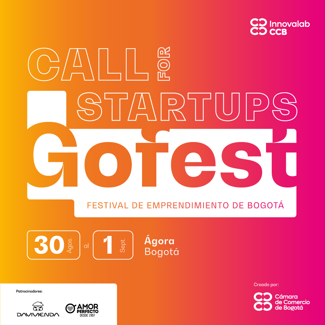 ¡Prepárate para el evento emprendedor del año! 🚀Regístrate ahora en el #GofestCCB y asegura tu chance de conectar con los inversores más influyentes de Latinoamerica, competir en el #DemoDay, recibir asesoría de expertos y mucho más. Inscríbete aquí👉tinyurl.com/yc2a7bez