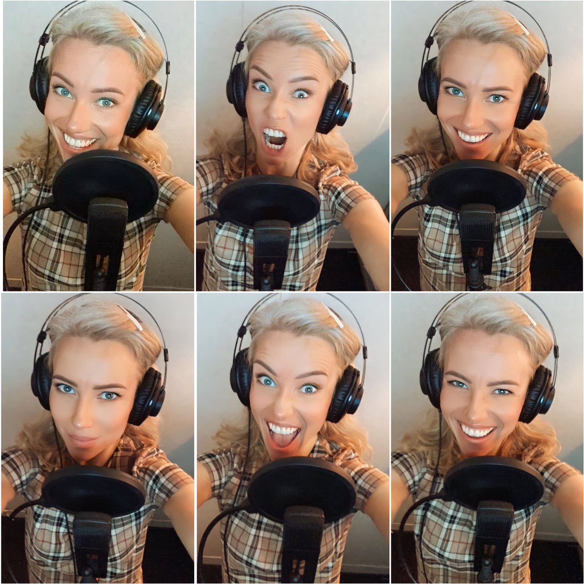 VitaBalcunaite's tweet photo. Kad darbs ir reizē atpūta un svētki. Kā izklaidējaties jūs? 🤣🎉

#aktrise #balss #ieraksts #ierakstustudija #actress #voiceover #recording https://t.co/pIJaTRVaAj