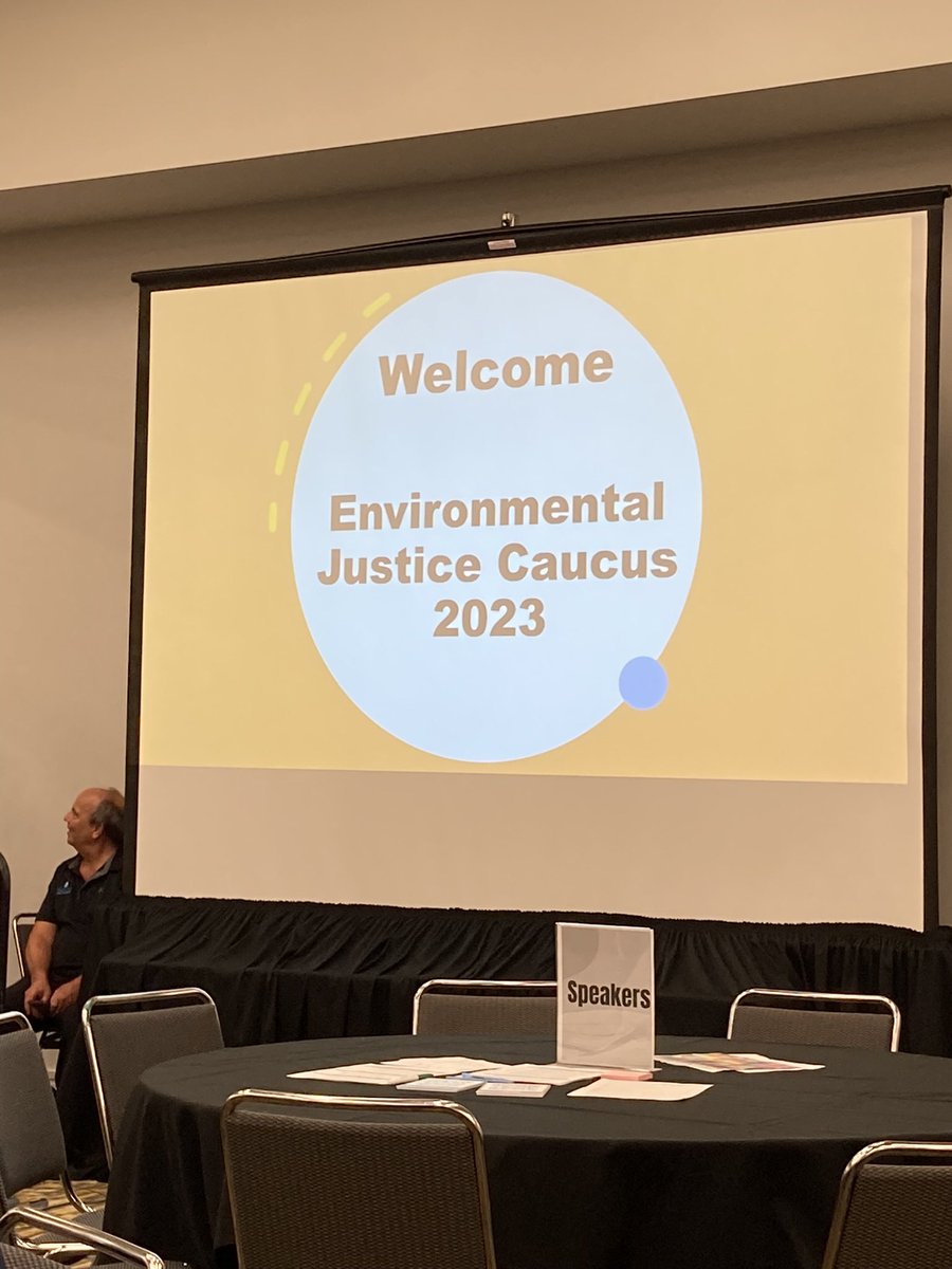 E2I2org's tweet photo. Excited to be at @Brownfields2023. EJ Caucus asking tough questions to ensure meaningful community engagement throughout @EPA funded  projects. #environmentaljustice  #climatejustice #environmentalequity #CommunityMatters https://t.co/AYnXkTA8Er