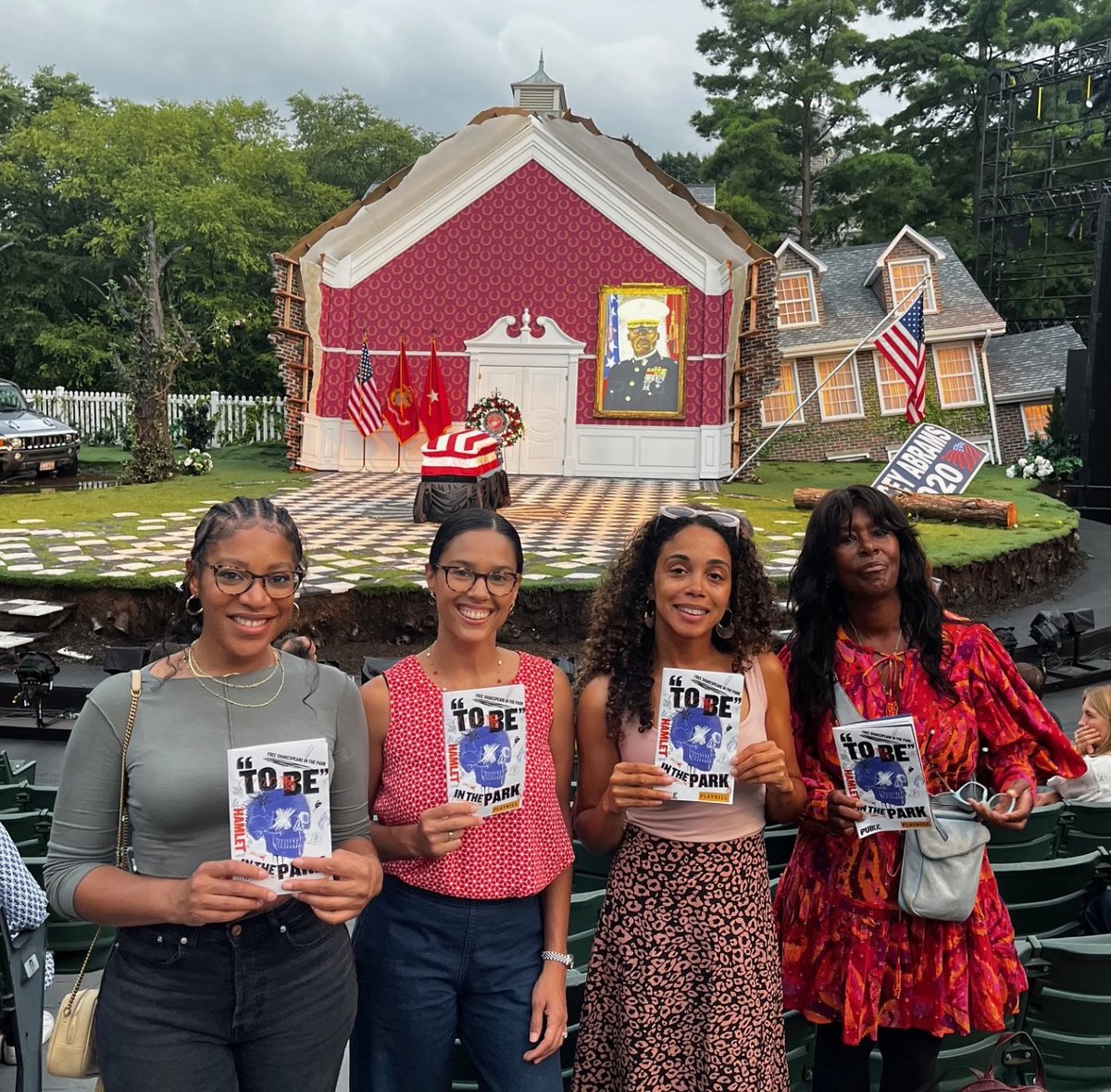 Special guest Assemblywoman Latoya Joyner joined us for the last weekend of Hamlet performances. Thank you @JoinJoyner for supporting the FY24 NYSCA funding to help us & our colleagues throughout the state's arts and culture community. We are honored to host our state leaders!