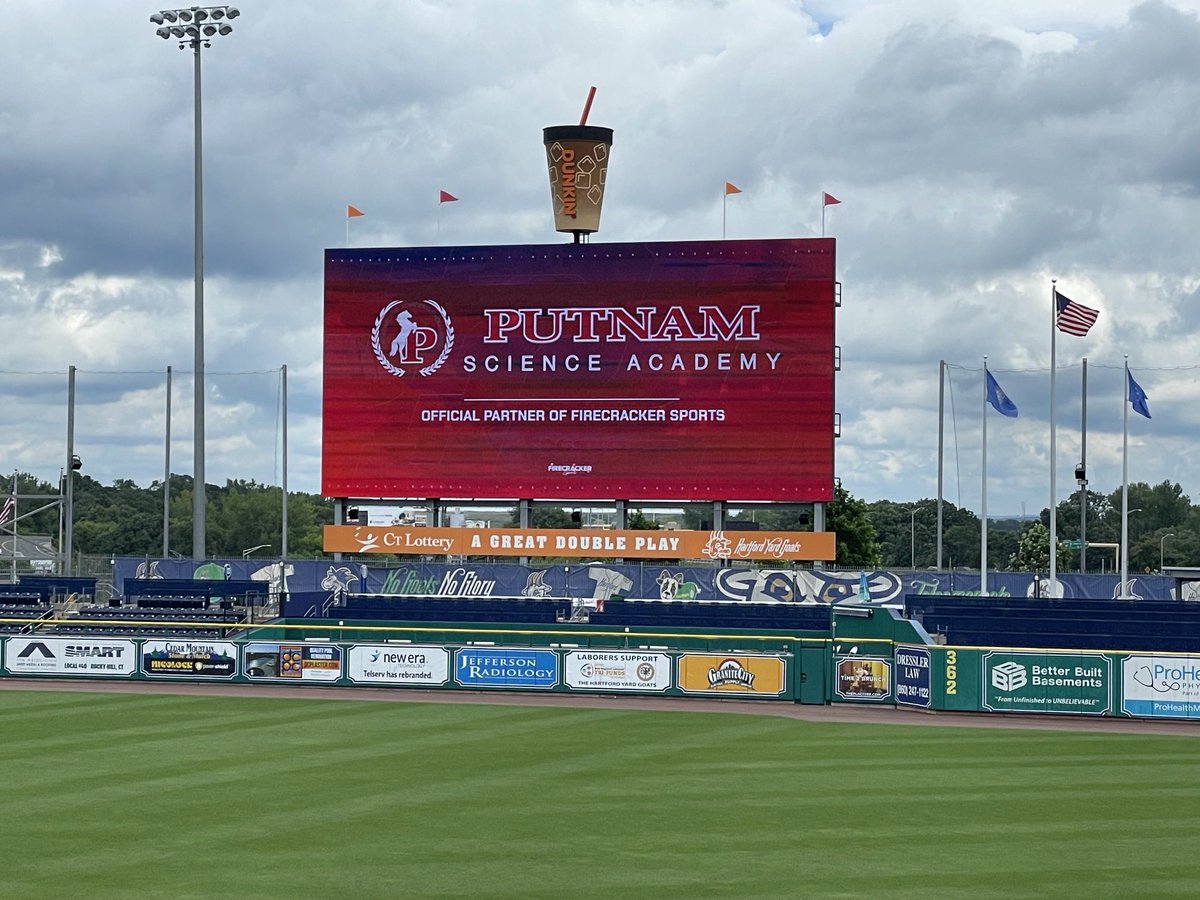 Putnam Science Academy is in attendance at the Firecracker Showcase at Dunkin Park..⚾️🇺🇸Home of the Hartford Yardgoats ⁦<a href="/bhetu46/">Bob Hetu</a>⁩ ⁦<a href="/PSA_Mustangs/">Putnam Science Academy</a>⁩ ⁦<a href="/_PSABaseball/">PSABaseball</a>⁩ #psafamily      Recruiting Soph and Juniors looking to reclass.. Seniors looking to PG 860-593-2158