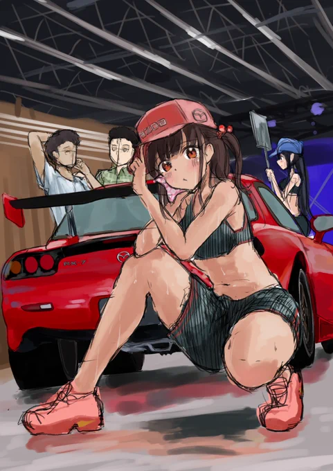 審査課題wip 課題でこれ出しても大丈夫なのか不安で仕方ない #RX7