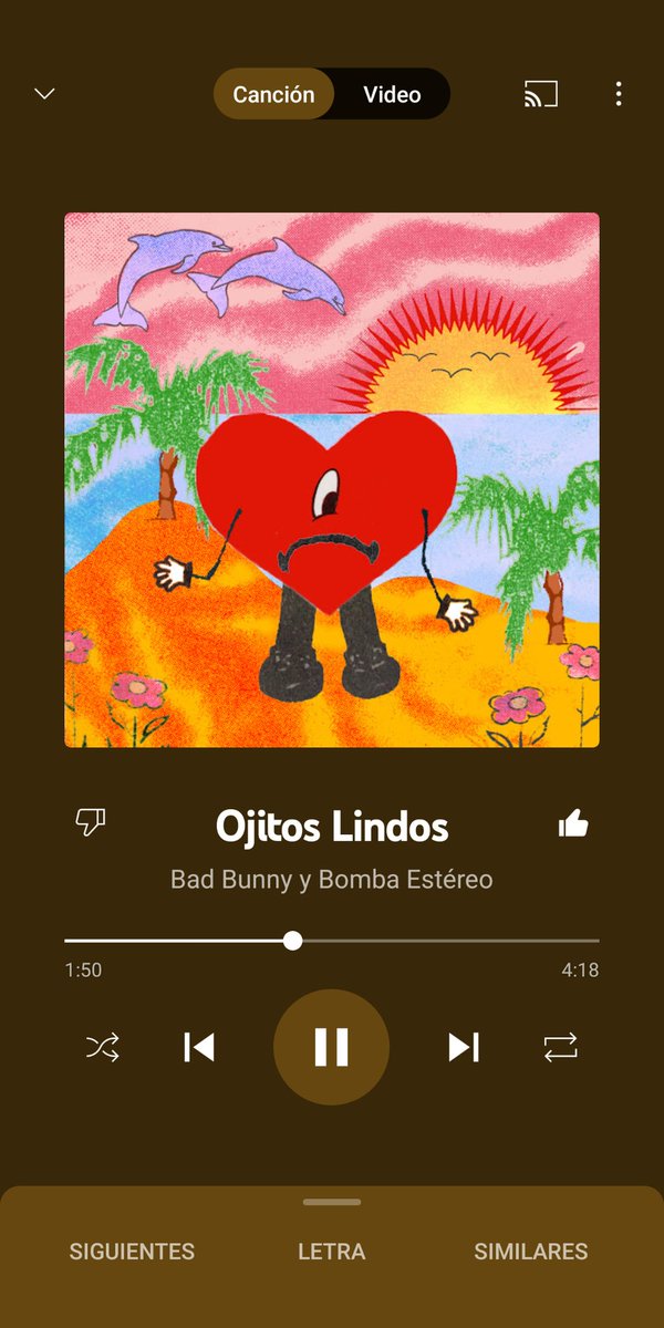 Siempre será tú canción. Mi ojitos lindos