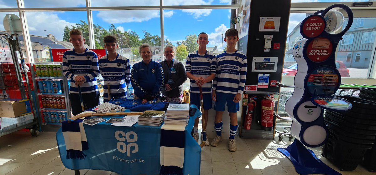 Great to have some of the youth players in store today alongside Sandra, promoting @coopuk  membership and how it helps fund @NCamanachd youth development. 
#ItsWhatWeDo #beingcoop
@PaulMcPCoop