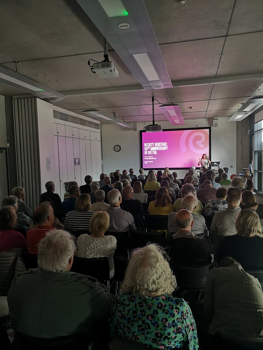 It was a privilege to speak <a href="/Hullhistorynews/">Hull History Centre</a> today about Dettol's heritage. 

Full house for a brand that was born in Hull and continues to be developed and manufactured in the city.

#dettol #heritage #reckitt #Hull