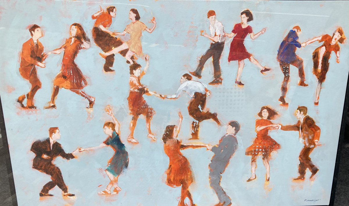 MikeBaris's tweet photo. More amazing art from Baker Street . Little tributes to dance were up and down the street #lindyhop https://t.co/sYhRmvdF11