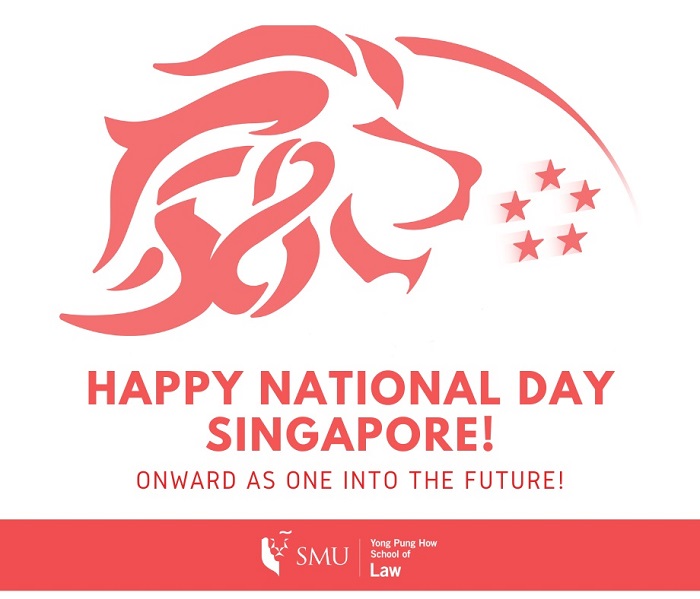 SgSMUYPHSL's tweet photo. The SMU Yong Pung How School of Law would like to wish everyone a Happy 58th National Day!
#SingaporeNationalDay #nationalday ##nationaldaysg #SMUYPHSL #SMUSOL #shapingthefutureoflaw https://t.co/QZlP1U5G07