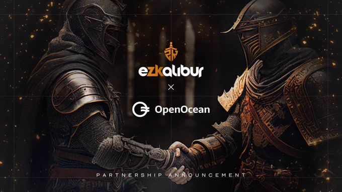 yap_iweb3ram's tweet photo. Ezka are thrilled to announce that eZKalibur is now integrated by @OpenOceanGlobal 

DEX will be routed by their aggregator, which means deeper liquidity, a substantial increase in swap volume and #TrueYield allocated to the Dividends plugin! Dividends V2 is coming 👀 #iweb3 https://t.co/8RKmDrvPlP