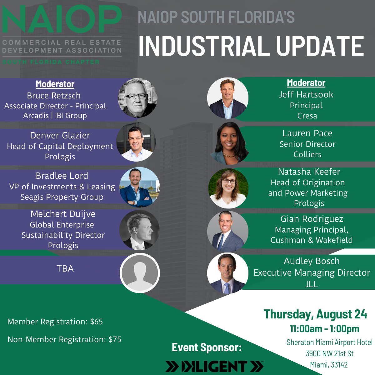 30 spots remaining for the August 24th Industrial Update! 

Register today: members.naiopsfl.org/ap/Events/Regi…