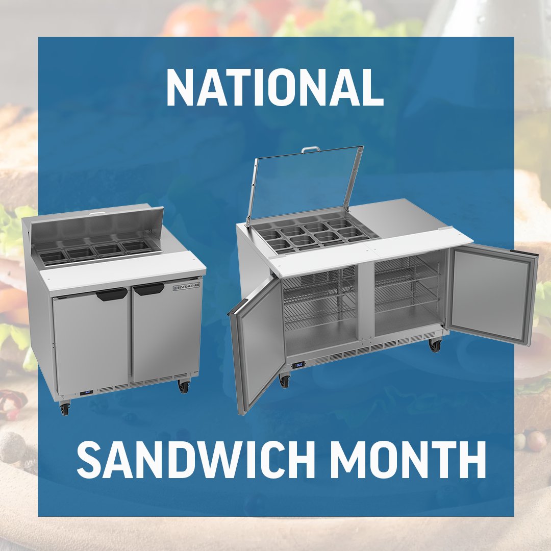 Beverage_Air's tweet image. August is National Sandwich Month! Beverage-Air offers sandwich prep models with door, drawer, and lid options to best suit your operating needs.

View available models ➡️ ow.ly/aU7m50Pv1k5

#beverageair #sandwichpreptables #aligroupfs