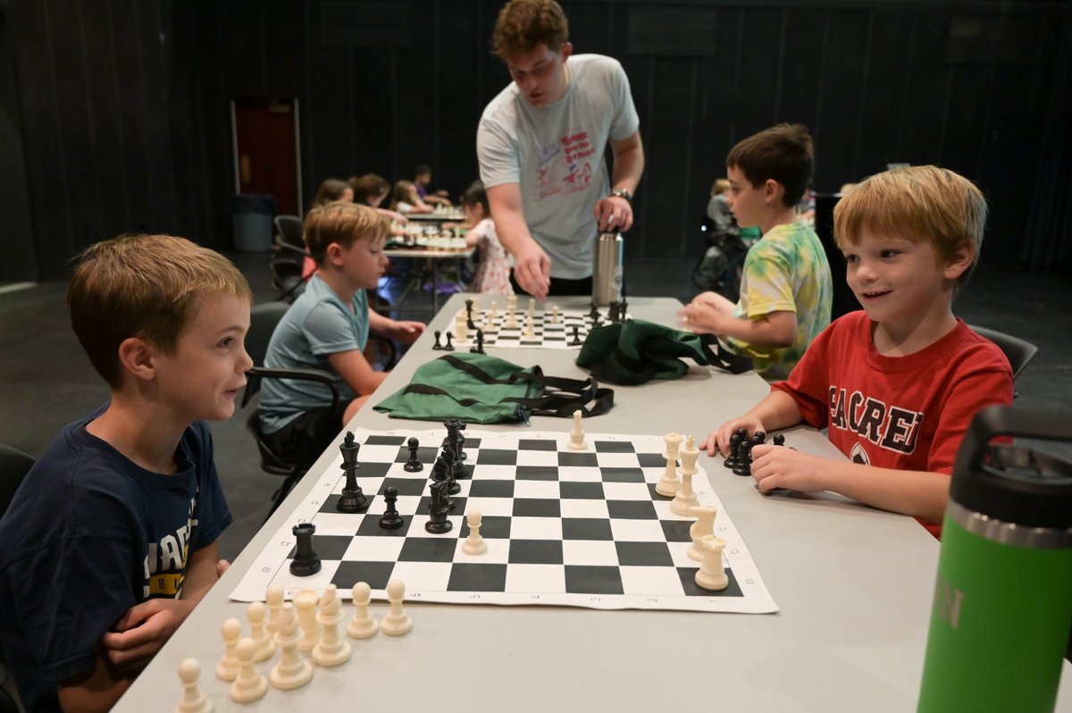 SSASummer's tweet image. Chess Wizards Chess Camp is challenging campers to work out their most powerful muscle - the brain! #SSASummer