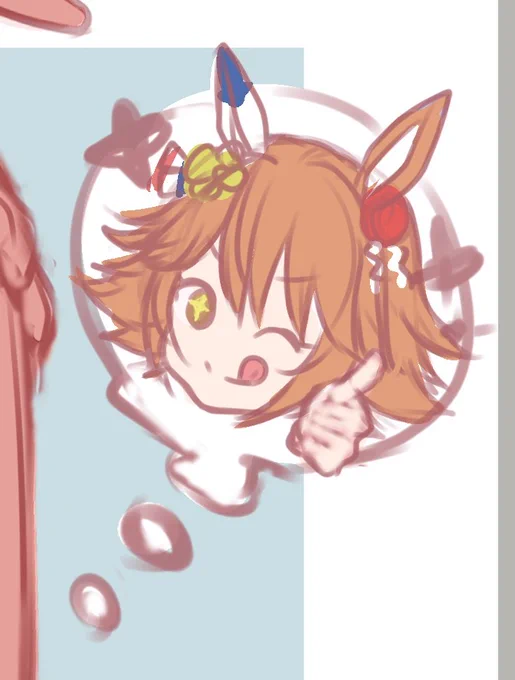 久々にネタ絵 描き始めたぞぃ