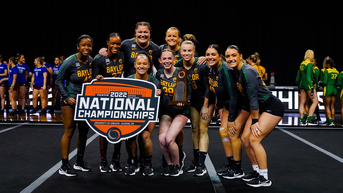 BearFoundation's tweet photo. We can't remember a time when @BaylorAcroTumb wasn't winning national championships 🤩

How will your contribution help us add to the trophy case?

🔗 https://t.co/prvZUziVXr

#SicEm | @BaylorAthletics https://t.co/7vXahjfdVP