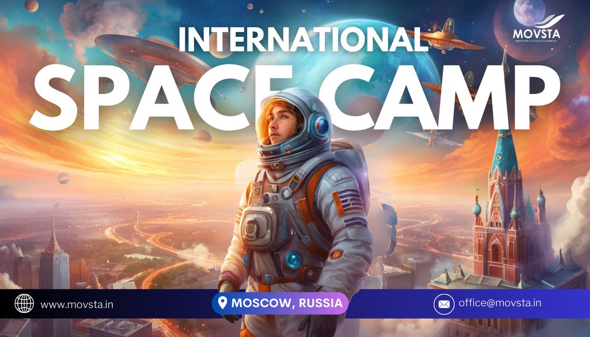 movstaindia's tweet photo. Be a part of the excitement at the Moscow International Space Camp, where you'll immerse yourself in the enchanting ambiance of the Yuri Gagarin Cosmonaut Training Center.

Interested Folks, WhatsApp: https://t.co/qyOtNlIbx8
Email at: office@movsta.in

#SpaceCamp #Moscow https://t.co/iyTnTknVVV