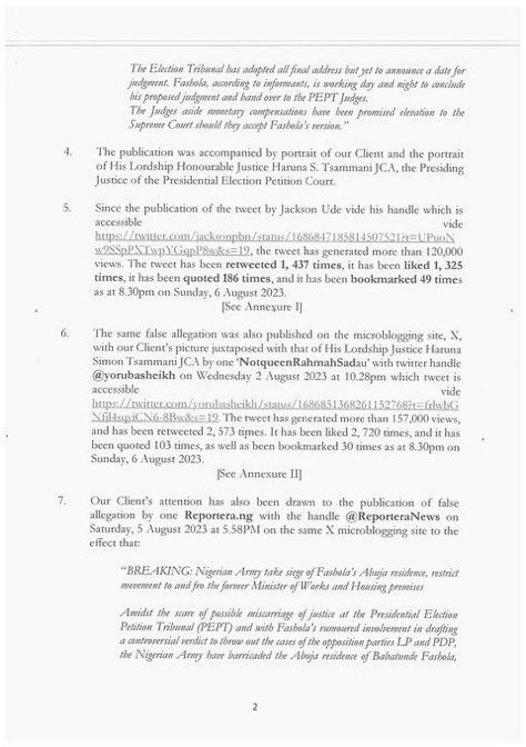 Boma_Wills's tweet photo. #JacksonUde has been given a strict deadline of 8 days by the residents of Kogi state to provide compelling and indisputable proof to substantiate his claim. 

Failure to do so will result in legal repercussions in a court of law.

I hear Fashola has also instituted legal action against same Jackson Ude.

I'll be there no matter what.