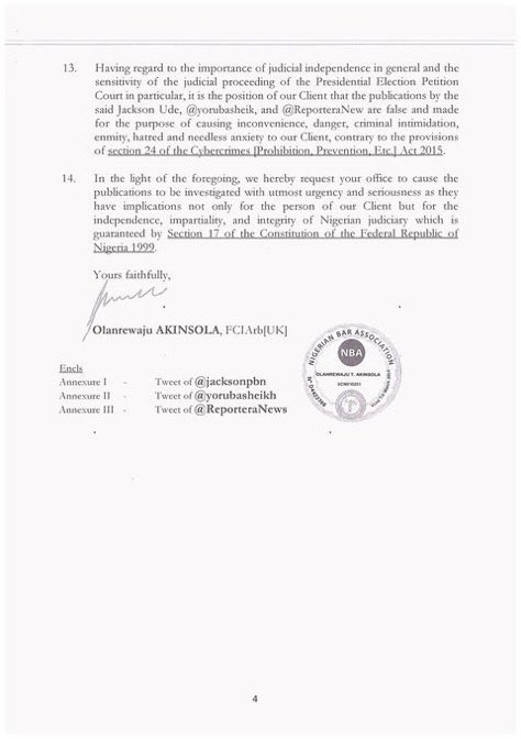 Boma_Wills's tweet photo. #JacksonUde has been given a strict deadline of 8 days by the residents of Kogi state to provide compelling and indisputable proof to substantiate his claim. 

Failure to do so will result in legal repercussions in a court of law.

I hear Fashola has also instituted legal action against same Jackson Ude.

I'll be there no matter what.