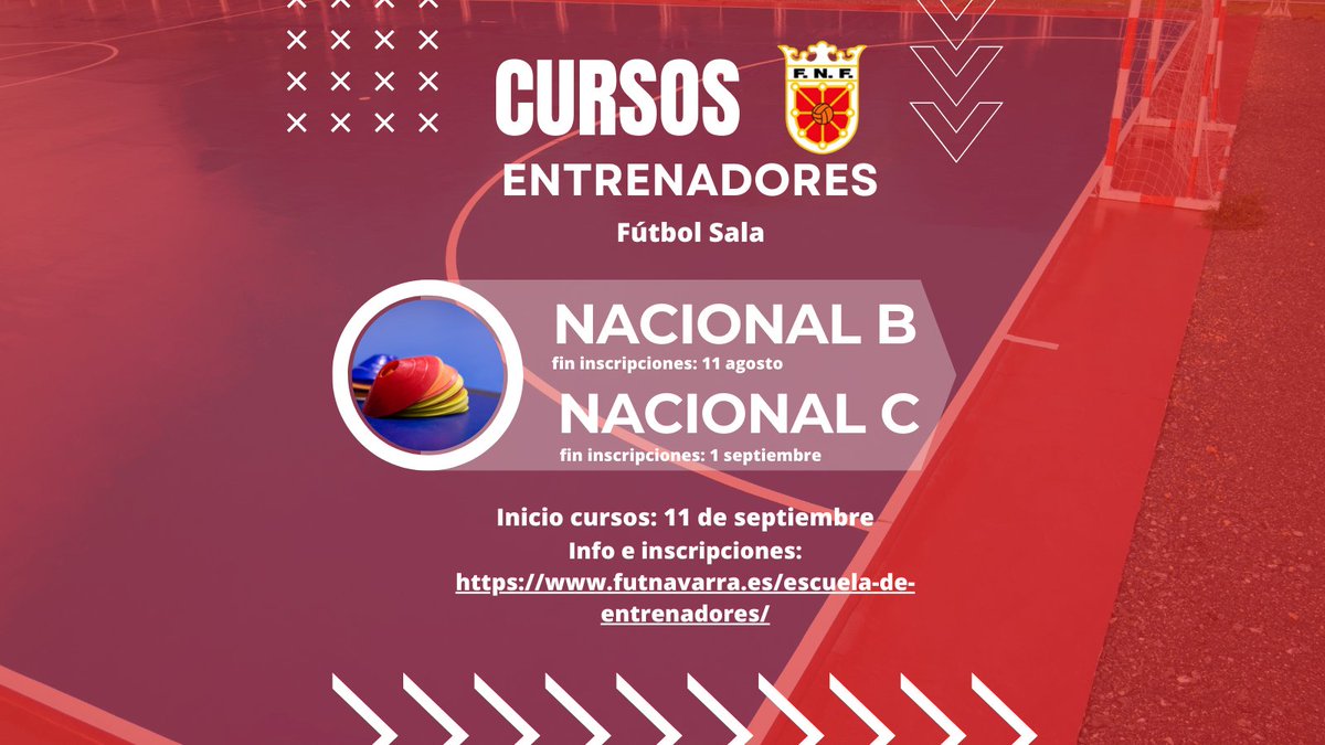 🚨 ¡TRES DÍAS! Este viernes finaliza el plazo de inscripción a los CURSOS de entrenador de #Fútbol y #Futsal: Más info e inscripción directa desde este enlace: rfef.misquad.es/istudy_dashboa…