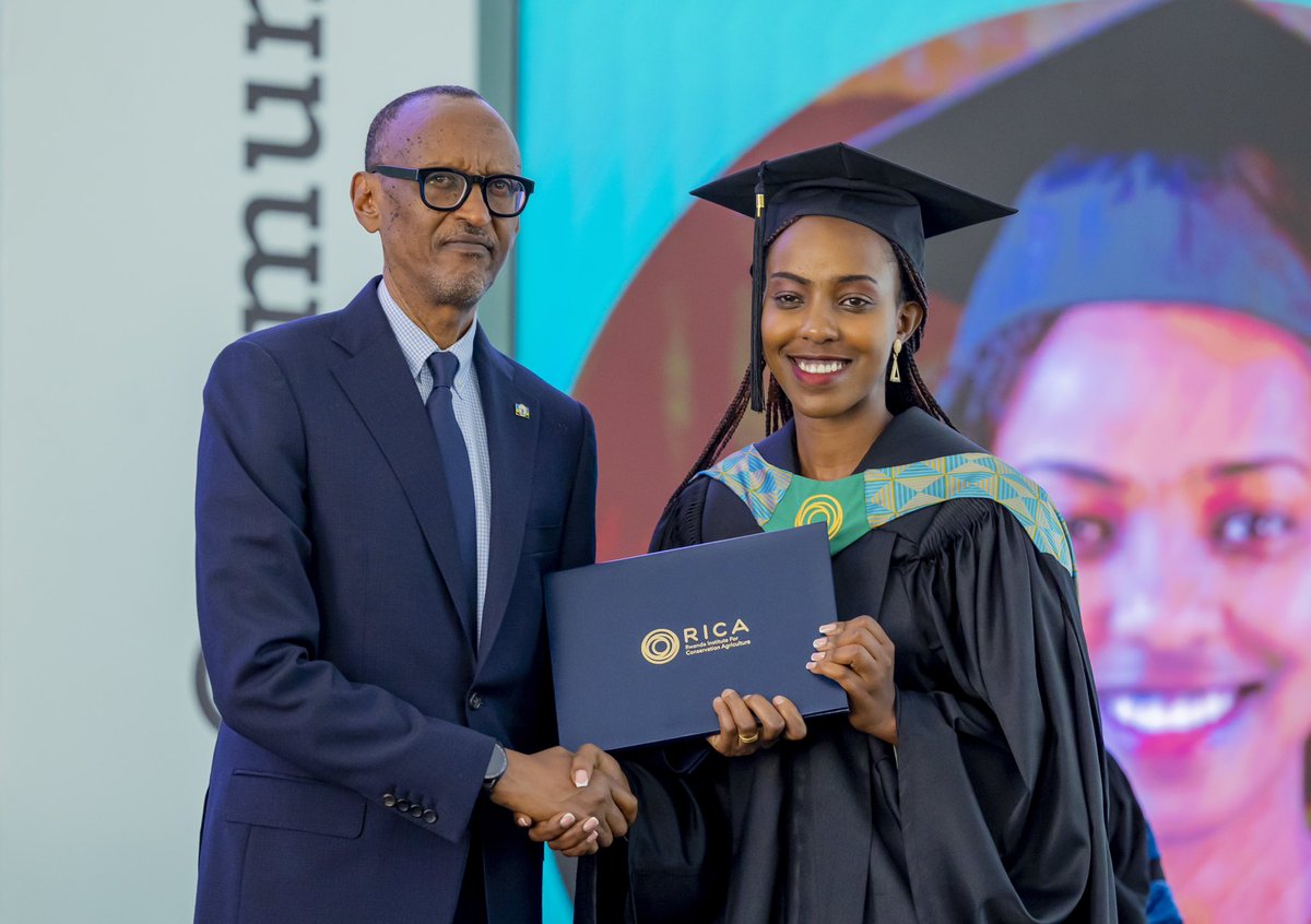 Rwanda Institute for Conservation Agriculture (@rica_rwanda) on Twitter photo Harvesting Knowledge, Sowing Changeβ¦A proud day as we congratulate RICAβs first graduates! With the means to advance agriculture & conservation, they are well-positioned to foster a world that is greener & more sustainable. <a href="/RwandaAgri/">Ministry of Agriculture & Animal Resources |Rwanda</a>
<a href="/Rwanda_Edu/">Ministry of Education | Rwanda</a> #RicaGraduates #GreenInnovators Harvesting Knowledge, Sowing Changeβ¦A proud day as we congratulate RICAβs first graduates! With the means to advance agriculture & conservation, they are well-positioned to foster a world that is greener & more sustainable. <a href="/RwandaAgri/">Ministry of Agriculture & Animal Resources |Rwanda</a>
<a href="/Rwanda_Edu/">Ministry of Education | Rwanda</a> #RicaGraduates #GreenInnovators