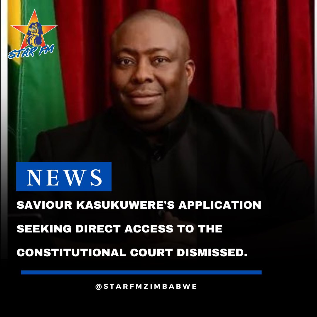StarfmZimbabwe's tweet photo. Kasukuwere off Presidential race.

Saviour Kasukuwere's matter, an appeal in disguise says Deputy Chief Justice Elizabeth Gwaunza

Lovedale Mangwana's lawyer spoke to the media after the ruling. https://t.co/FQDDT2y3oH