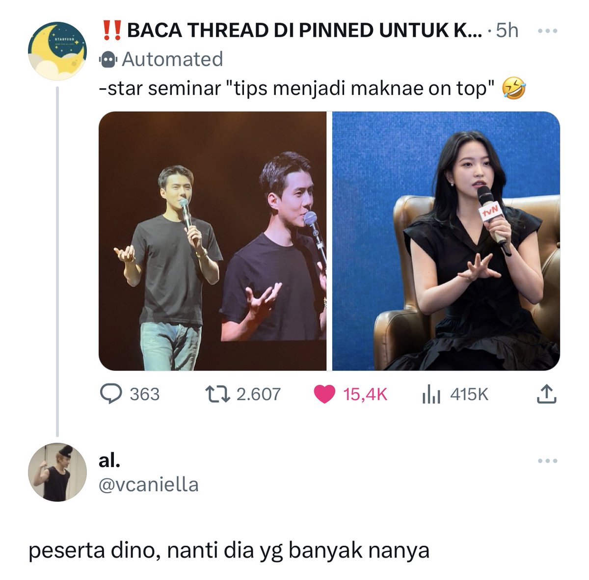 [17s] nama dino selalu muncul tiap ada topik per-maknae-an kpop😭