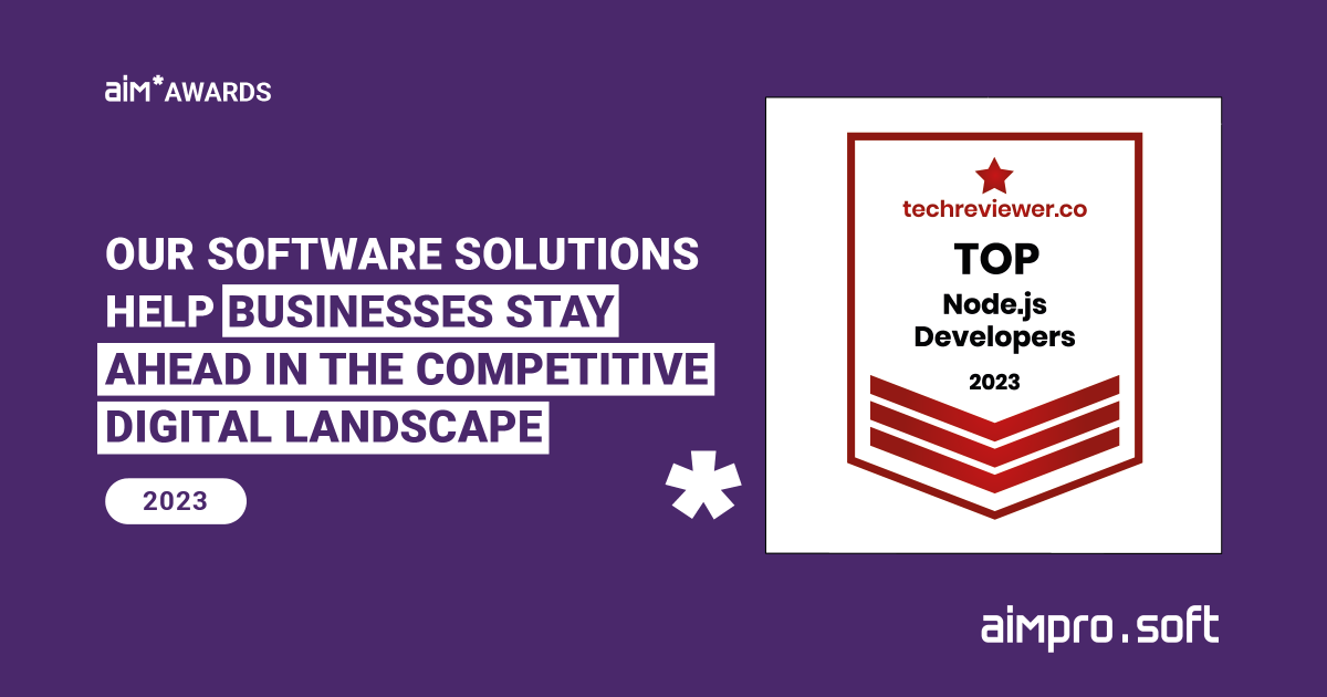 Aimprosoft's tweet photo. 🎉Exciting News! #Aimprosoft named one of the Top #NodeJS development companies in 2023 by @techreviewer_co 🏆If you need #NodeJSdevelopers for your project, you can count on us for fruitful cooperation 💪
👉https://t.co/R2CHiXCsuo https://t.co/xPZz2ZQpTK