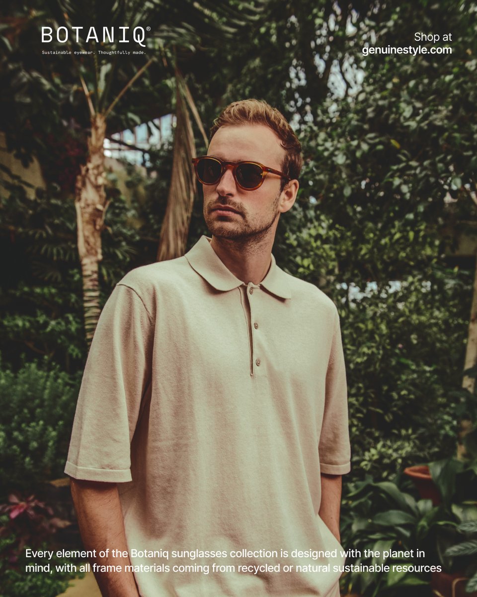 Have you seen the Botaniq range?

The collection is filled with lots of stylish designer sunglasses that have been made using natural resources and with the environment in mind.

bit.ly/3GI8GpT