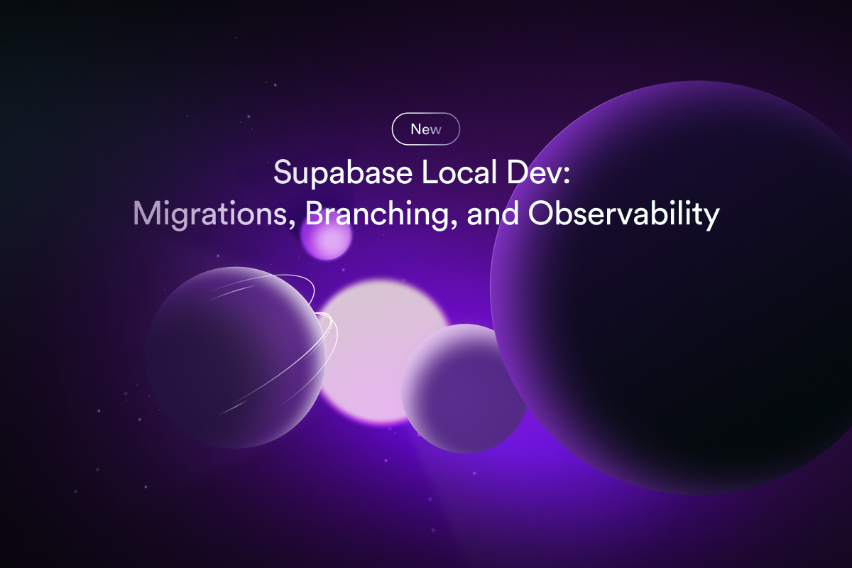 Day 2 announcement:

Supabase Local Development:
⬥ Database Branching
⬥ Improved migrations and backups
⬥ Testing with pgTap
⬥ Official Supabase GitHub Action
⬥ New logging and debugging tools

Read More: supabase.com/blog/supabase-…