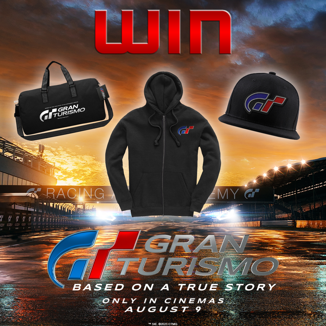 To celebrate the release of Gran Turismo: Based On A True Story, Only In Cinemas Now, we’re giving you the chance to WIN an exclusive #GranTurismoMovie bundle.

For your chance to win simply retweet this post and follow us! 🏎️