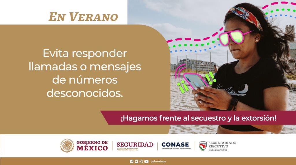 C5_CDMX's tweet photo. 📳🥷La extorsión telefónica se puede prevenir ⚠️
Si detectas un número desconocido no contestes llamadas ni respondas mensajes. 📵📲

Mediante el #089DenunciaAnónima puedes formalizar el reporte o recibir asesoría en caso de ser necesario. ☎️ https://t.co/t2D4xQ1sYf