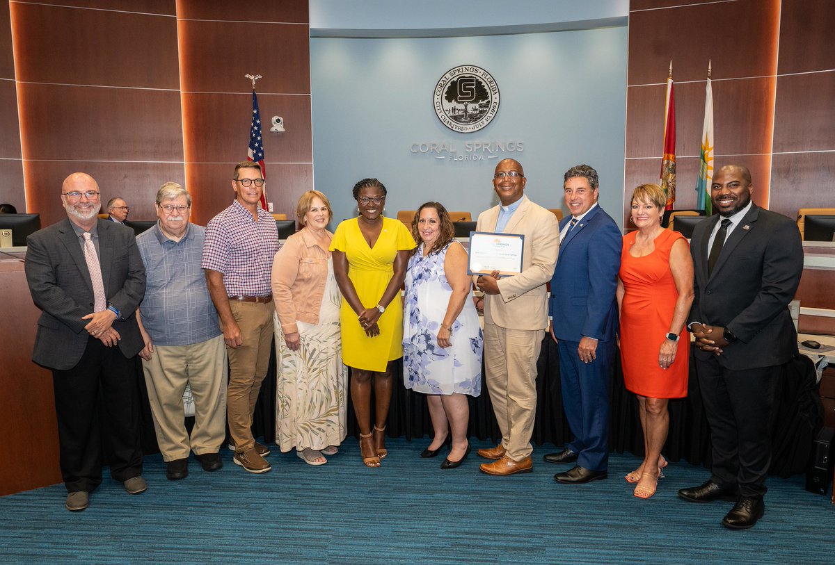 CoralSpringsFL's tweet photo. Congratulations to Christ Church of Coral Springs for their 50th Anniversary Celebration. Thank you for being a vital part of our community. #CSRecognition https://t.co/vZslkg7wlw