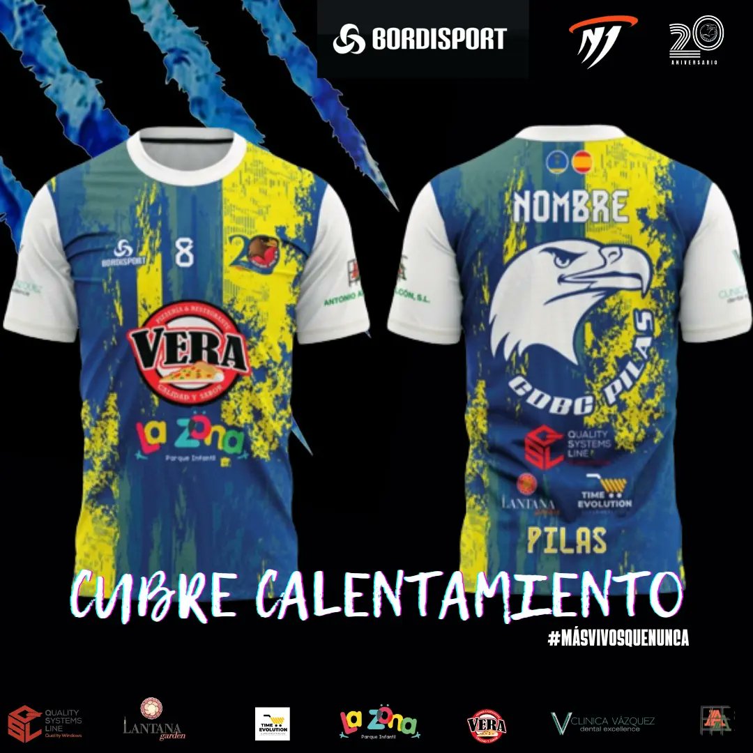 CDBdeCabrera's tweet photo. LA PIEL DE UN EQUIPO DE NACIONAL 👣

Las 4 prendas de la equipación lucen el escudo de Pilas y el logo de nuestro XX aniversario.

Los colores de las equipaciones son los clásicos y sus diseños atrevidos. En el pecho, observamos el histórico logo de N1.

#MÁSVIVOSQUENUNCA https://t.co/PeT8hlG3Gg