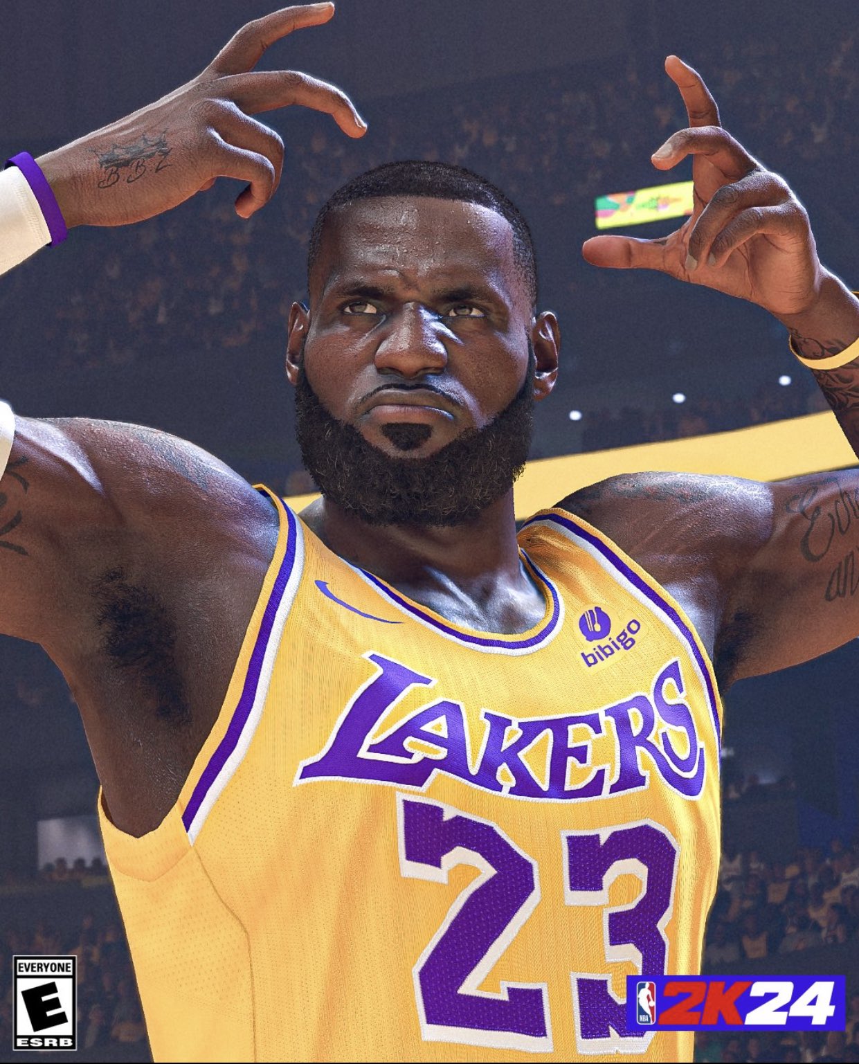 CarlosStory on X Lebron James in NBA 2K24 Look at that iconic 2K sweat https t Q2i3QHIcZX X