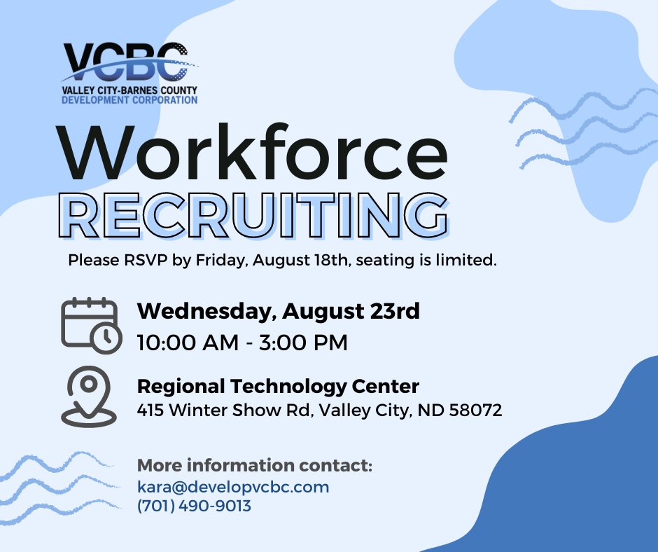 vcbcdc's tweet image. VCBCDC is hosting a one-day workforce recruiting event highlighting international recruiting opportunities, state-level initiatives, local student connection opportunities, and supporting resources.

RSVP is required, lunch will be provided.
form.jotform.com/232045002784145