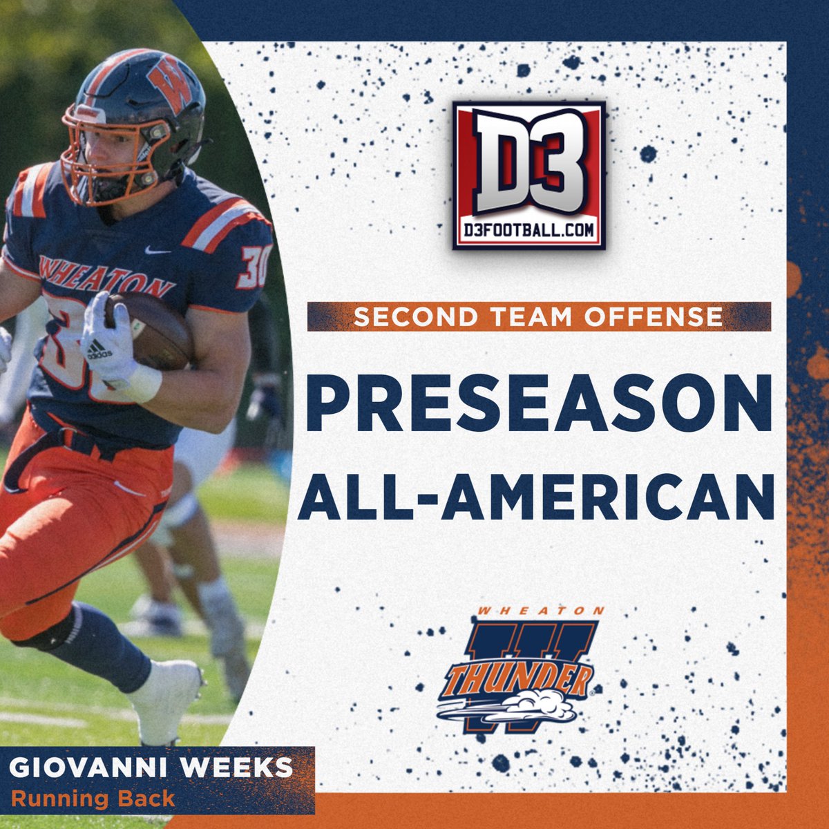 Major preseason recognition for a talented upperclassmen duo from <a href="/WheatonFB/">Wheaton Football</a> ! 
#LetsRoll