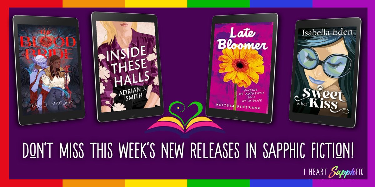 Check out the latest Sapphic New Releases by:

<a href="/LeighLAuthor/">Leigh Landry / M.L. Landry</a> @adrianAJsmith <a href="/SerenitySnow23/">Serenity Snow</a> <a href="/Amy_DeMeritt/">Amy DeMeritt</a> @rachelfordwi @LateBloomer823 <a href="/LouiseVetroff/">Louise Vetroff</a>

Deets here: bit.ly/47hIPAZ

#SapphicFiction #Lesfic #QueerReads #wlwfiction #wlwbooks #SapphicBooks