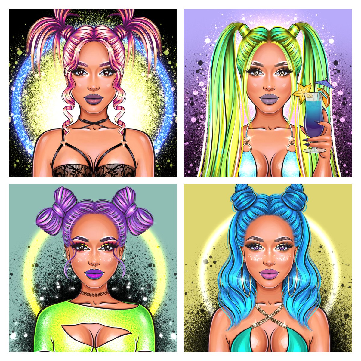 Collection 'Shades of femininity' 🤗
Price 0.03-0.04 ETH❤ opensea.io/collection/200…