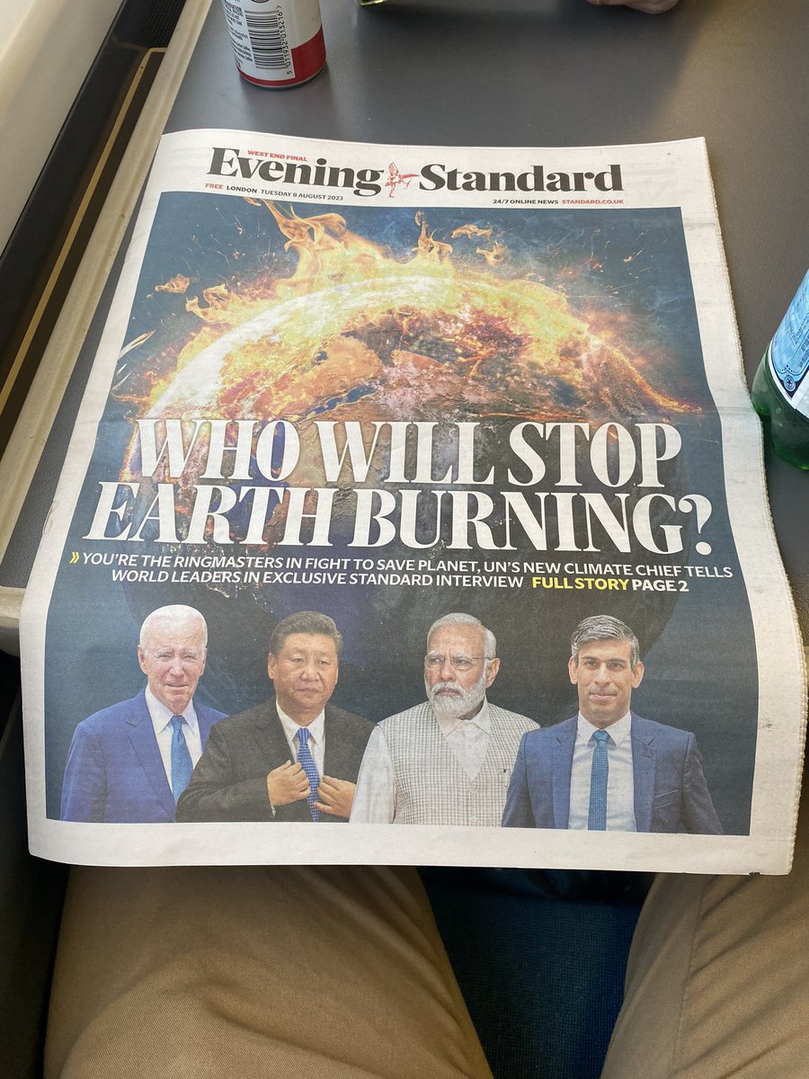 Cherry stuff in the ES. Hoping the powers that be are listening. Also hoping that the inhabitants of London don’t think they have to wait for our (uninspiring) leaders.