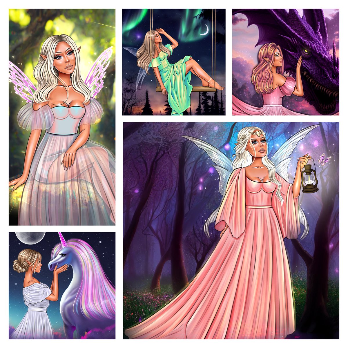 Magical world of beautiful creatures😊 5-6 ꜩ 😍

objkt.com/collection/KT1…