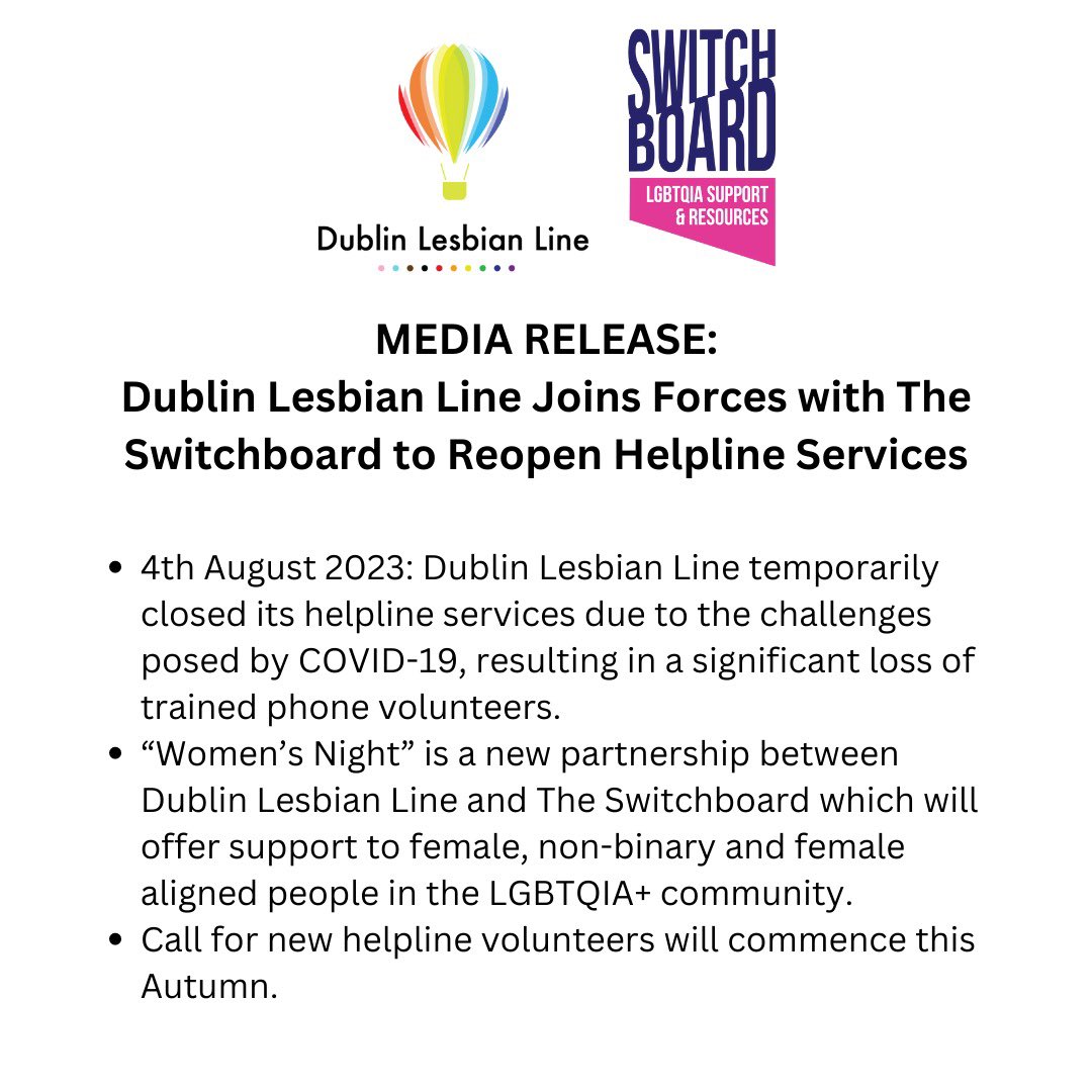 Dublin Lesbian Line tweet media