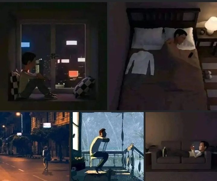 الوحده مش حلوة ، بس مريحه ..🖤🖤🖤✨