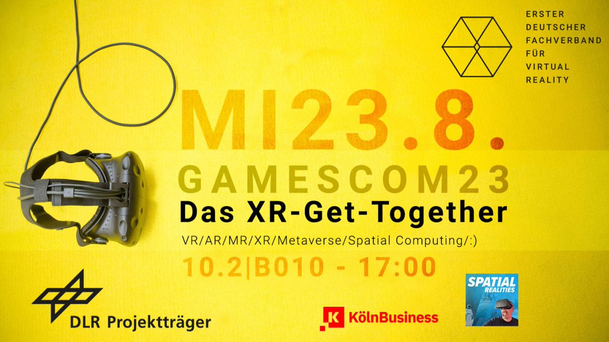 GAMESCOM23: Das XR-Get Together