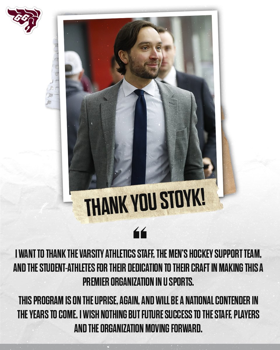 GeeGeesMHKY's tweet photo. Thank you for two great years Stoyk. All the best with your next exciting adventure coaching in the OHL! 👏

Merci de ces deux années formidables, Stoyk! Tous nos vœux de réussite dans ta prochaine aventure passionnante! 👏

#HorseHockey🐎 https://t.co/NDrDrZbo1L