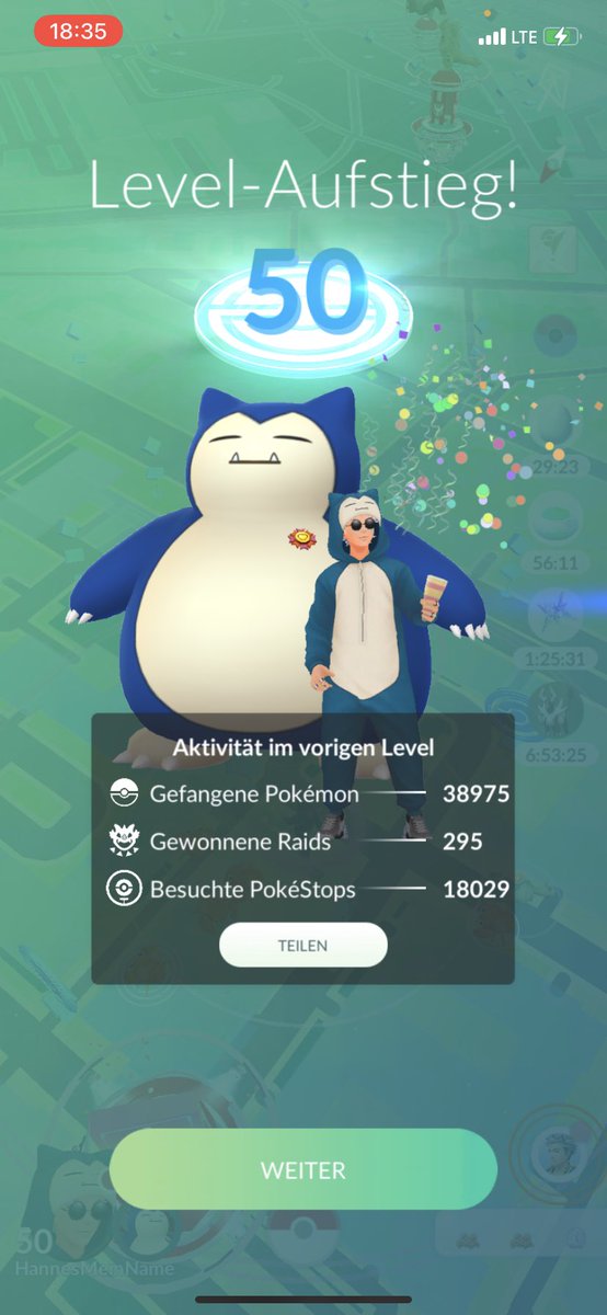 Nach 1 Monat und 6 Tagen seit 49…
- 186.700 Fängen ✨
- 7000 Kilometern 🏃
- 3 Jahren Twitch mit der besten Community ❤️
ist es heute passiert. Level 50 🫶🏼✨
Ich kann ALLEN die hier mitgewirkt haben nicht dankbarer sein 🫶🏼
….die Reise geht weiter! 🥇

#PokemonGO #PokemonGOApp