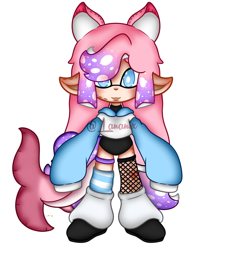Lanalix's tweet photo. - Latte, Haukea 'Breezy' &amp; Kau'i 'Sirene' Plush Work - 
#splatoonart #splatoonoc https://t.co/M3rsXmRMw3