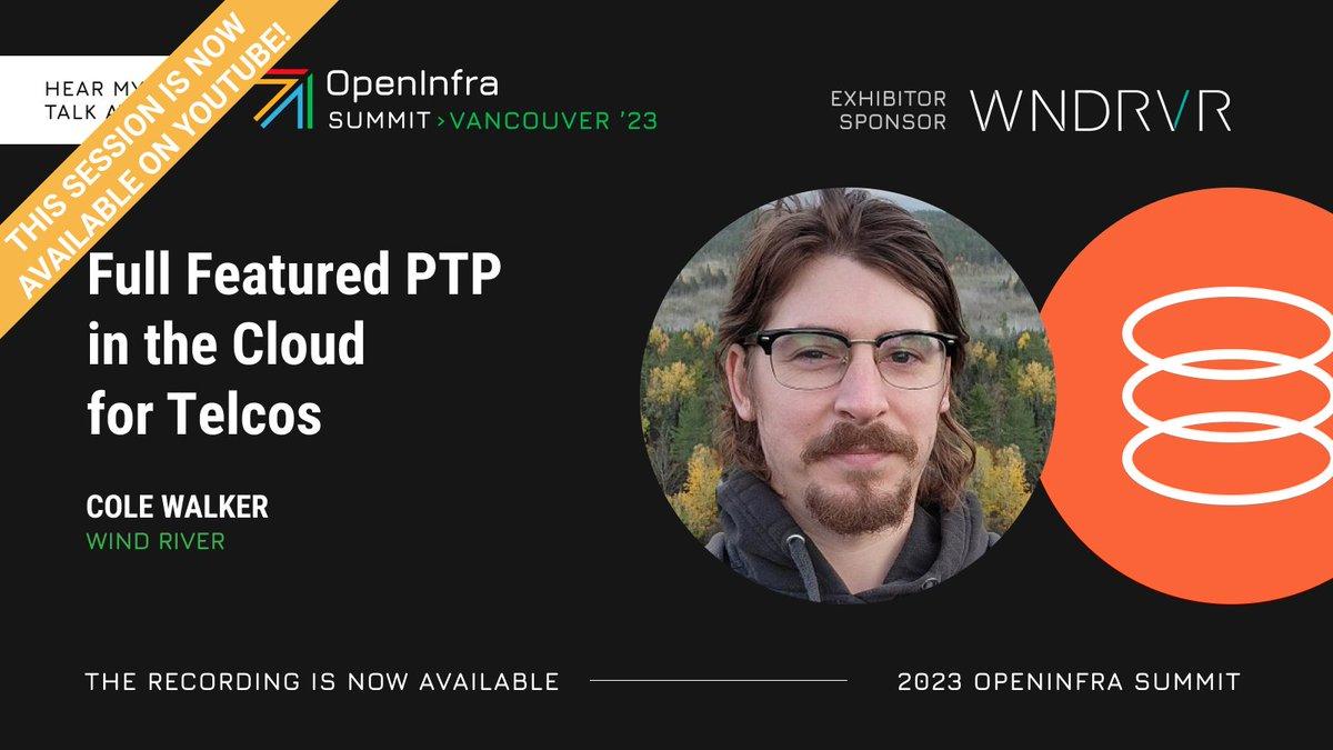 In this #OpenInfraSummit presentation on full-featured PTP in the cloud for #telcos, learn about: 
- #StarlingX PTP functionality
- An example topology & how its configured
- StarlingX monitoring and alarming features

ow.ly/4Ezc104P8mE

#wearewindriver