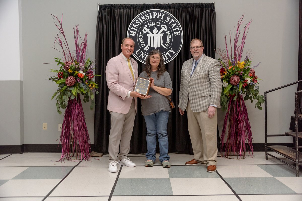 Check out our outstanding #MSUAg and #MAFES staff members, recognized as the best during the MSU Division of Agriculture, Forestry, and Veterinary Medicine Summer Summit. Congratulations Mari, Katie, and Elsie! #MSUAg #MAFES